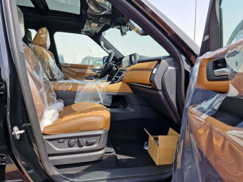 2026 Nissan Patrol LE Platinum City 3.5L V6 Twin-Turbocharged Petrol Engine Black Tan SUV