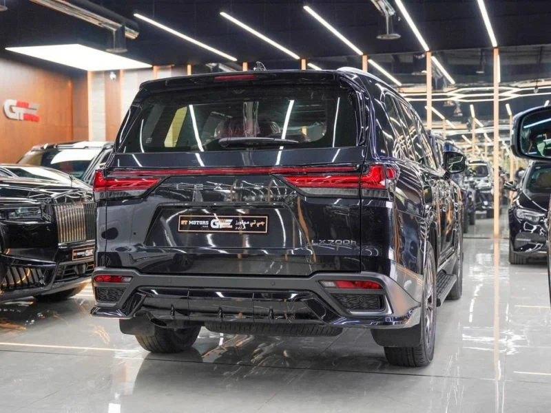 2025 Lexus LX 700h 3.4L twin-turbocharged V6 Hybrid Engine Black Red SUV GCC Specs