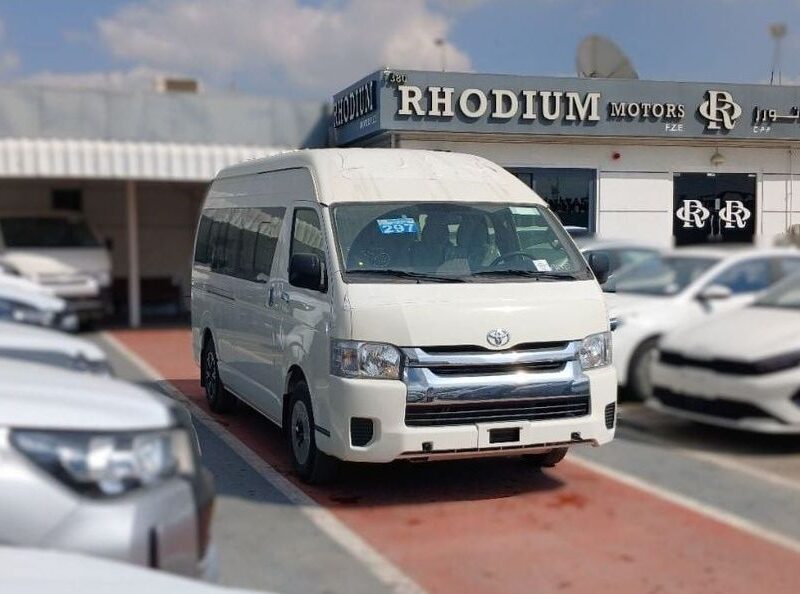 2024 Toyota HiAce GL High Roof 2.5L 4-Cylinder Diesel Engine Manual White Grey Van