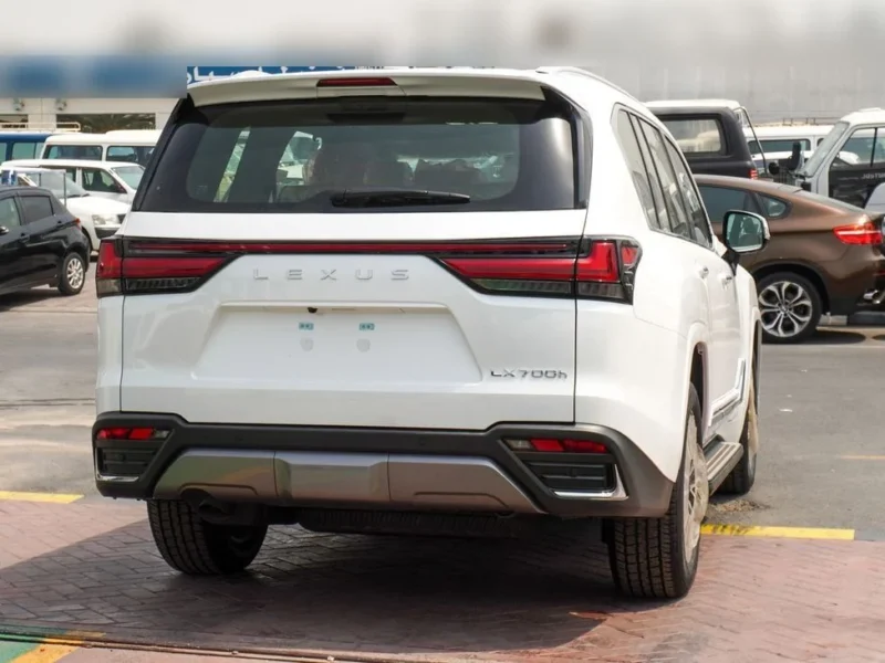 2025 Lexus LX 700h 3.5 Litres V6 Hybrid Engine White Tan SUV GCC Specs Automatic