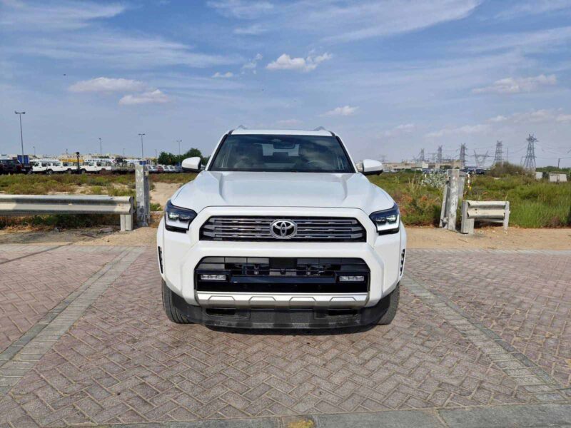 2026 Toyota 4Runner Limited 2.4L turbocharged i-FORCE 4-cylinder Engine White Brown SUV