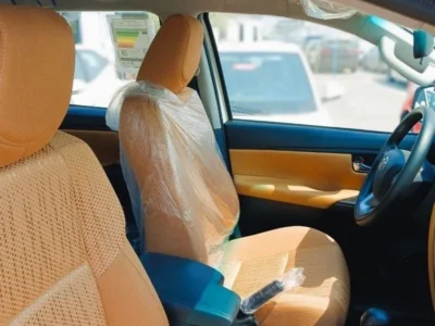 2025 Toyota Fortuner 2.7 Liters 4 Cylinders Diesel Engine White Tan SUV GCC Specs