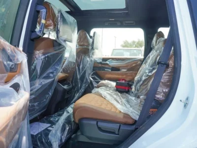 2026 Nissan Patrol Platinum 3.5 Litres Twin-Turbo V6 Petrol Engine White Tan SUV