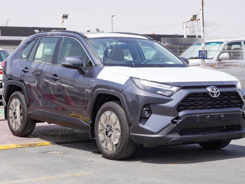 2025 Toyota RAV4 HEV 2.5L 4 Cylinders Hybrid Engine Grey Beige SUV GCC Specs