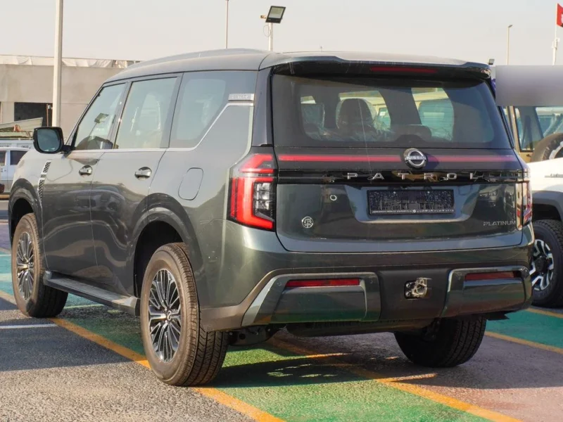 2025 Nissan Patrol Platinum 3.5 Litres Twin-Turbo V6 Petrol Engine Green Tan SUV