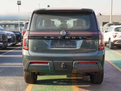 2025 Nissan Patrol Platinum 3.5 Litres Twin-Turbo V6 Petrol Engine Green Tan SUV