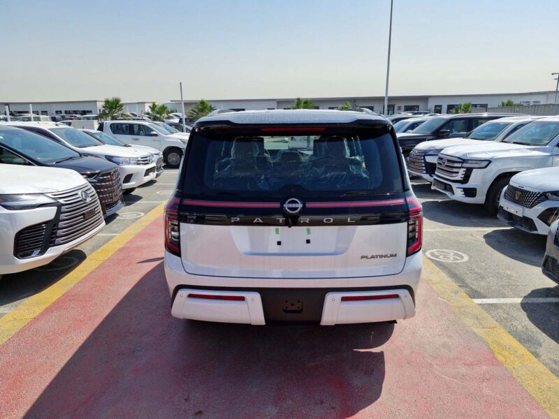 2026 Nissan Patrol LE Platinum City 3.5L V6 Twin-Turbocharged Petrol Engine White Tan SUV