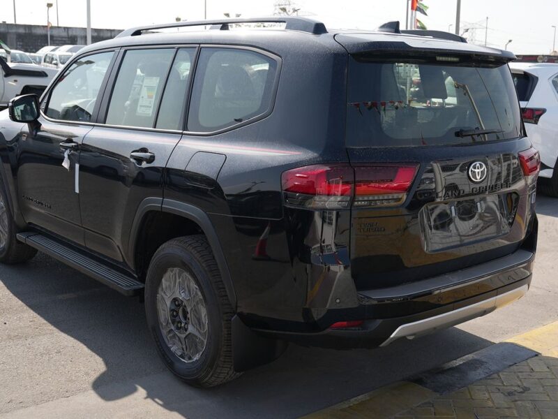 2026 Toyota Land Cruiser 300 GR Sport 3.5L Twin-Turbo V6 Engine Black Red SUV GCC Specs