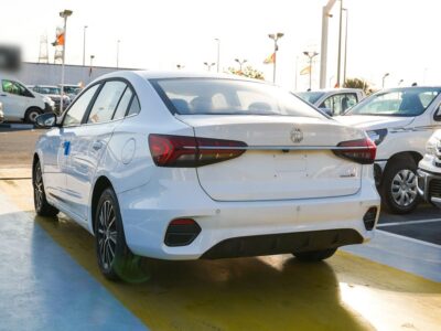 2025 MG 5 1.5-litre four-cylinder Petrol Engine White Black Sedan Automatic GCC Specs