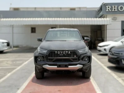 2024 Toyota Hilux GR Sport 4.0 Litres 6 Cylinders Petrol Engine Black Pickup Truck GCC