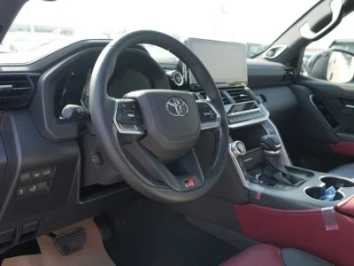 2026 Toyota Land Cruiser 300 GR Sport 3.5L Twin-Turbo V6 Engine Black Red SUV GCC Specs