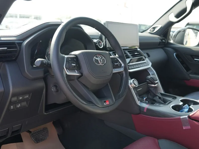 2026 Toyota Land Cruiser 300 GR Sport 3.5L Twin-Turbo V6 Engine Black Red SUV GCC Specs