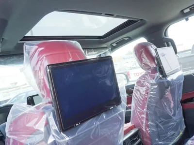 2025 Lexus LX 600 3.5 Litres V6 Petrol Engine White Burgundy SUV GCC Specs