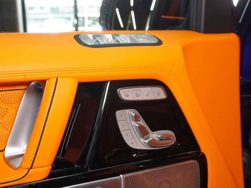 2023 Mercedes-Benz AMG G 63 Brabus 800 4.0-liter twin-turbo V8 Engine Blue Orange SUV