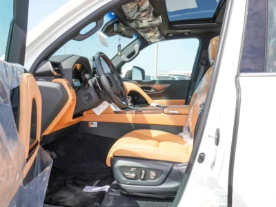 2025 Lexus LX 600 3.5 Litres V6 Petrol Engine White Tan SUV GCC Specs