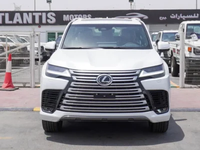 2025 Lexus LX 600 3.5 Litres V6 Petrol Engine White Burgundy SUV GCC Specs