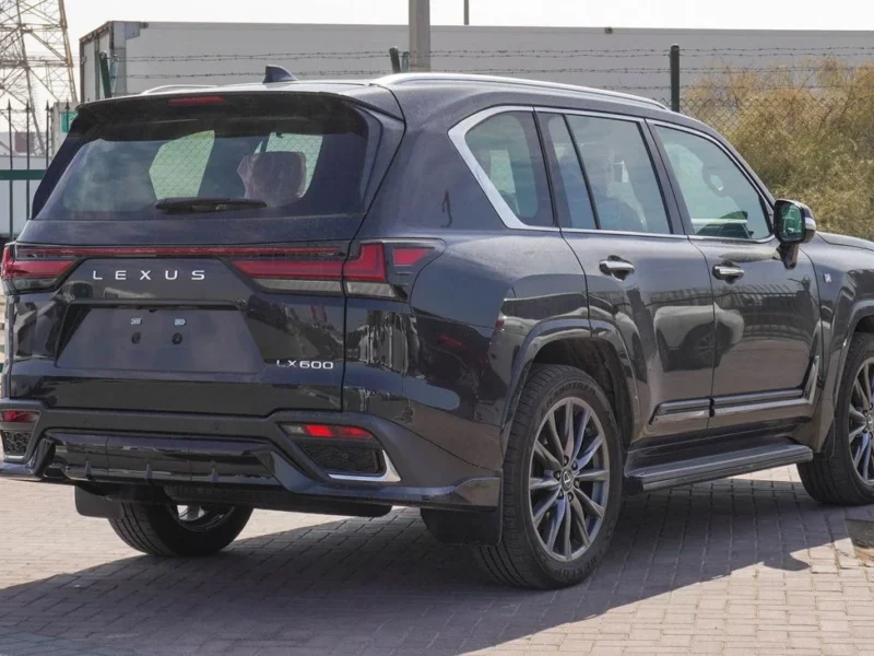 2025 Lexus LX 600 FSport 3.5 Litres V6 Petrol Engine Black Red SUV GCC Specs