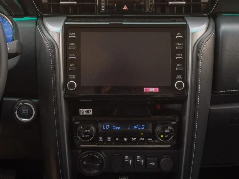 2025 Toyota Fortuner SR5 4.0-liter V6 Petrol Engine Silver Black SUV Automatic GCC Specs