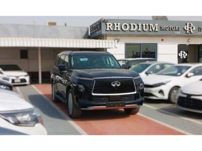 2025 Infiniti QX80 Sensory 3.5L V6 Twin-Turbocharged Petrol Engine Black SUV Automatic