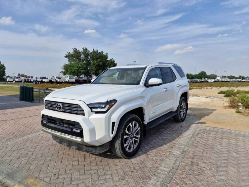 2026 Toyota 4Runner Limited 2.4L turbocharged i-FORCE 4-cylinder Engine White Brown SUV