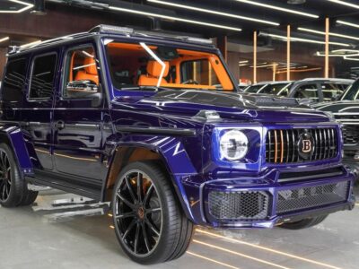 2023 Mercedes-Benz AMG G 63 Brabus 800 4.0-liter twin-turbo V8 Engine Blue Orange SUV