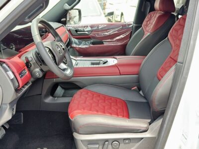 2025 Nissan Patrol LE Platinum City 3.5-liter twin-turbo V6 Engine White Red SUV GCC Specs