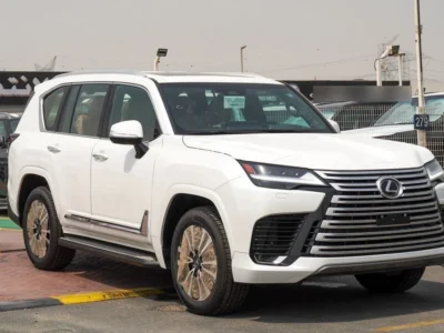 2025 Lexus LX 700h 3.5 Litres V6 Hybrid Engine White Tan SUV GCC Specs Automatic