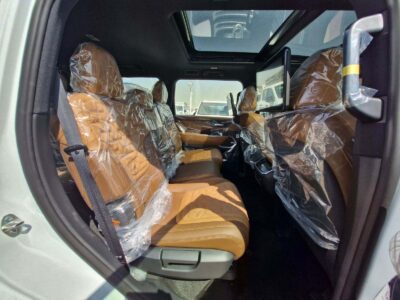 2026 Nissan Patrol LE Platinum City 3.5L V6 Twin-Turbocharged Petrol Engine White Tan SUV