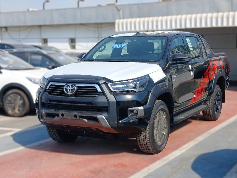 2025 Toyota Hilux Adventure 4.0 Litres 6 Cylinders Petrol Engine Black Pickup Truck 4x4