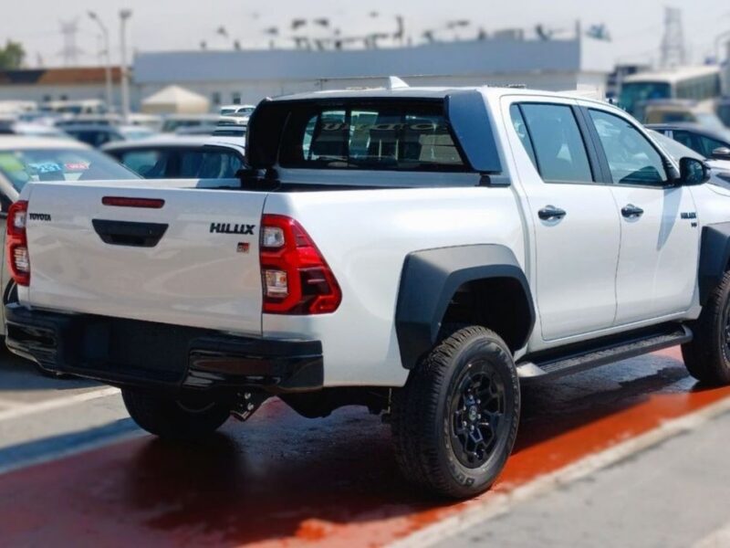 2025 Toyota Hilux GR Sport 4.0 Liters Petrol V6 Engine White Black Pickup Truck GCC Specs
