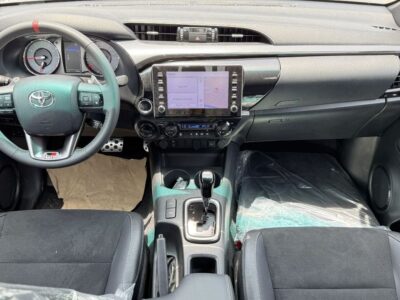 2024 Toyota Hilux GR Sport 4.0 Litres 6 Cylinders Petrol Engine Black Pickup Truck GCC