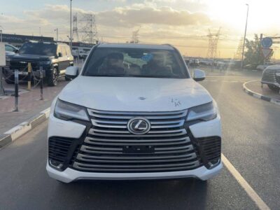 2026 Lexus LX 600 3.5L Twin-Turbocharged V6 Petrol Engine White Orange SUV GCC