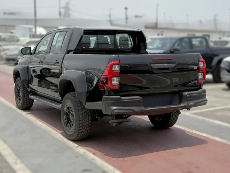 2024 Toyota Hilux GR Sport 4.0 Litres 6 Cylinders Petrol Engine Black Pickup Truck GCC