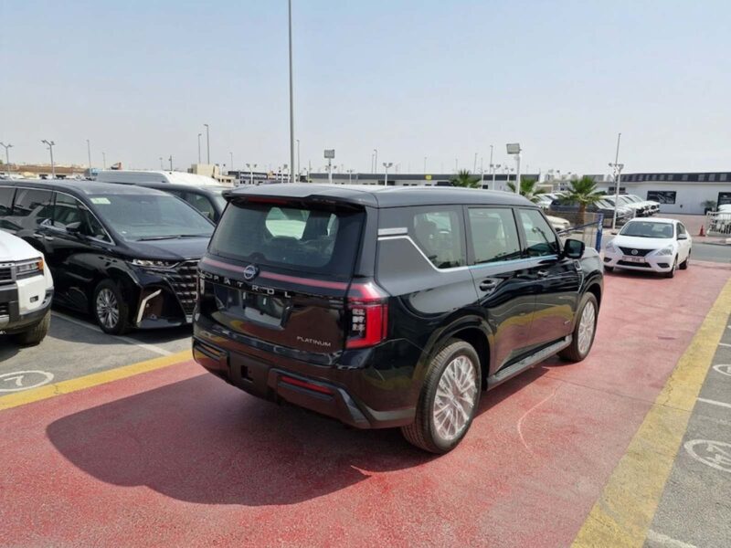 2026 Nissan Patrol LE Platinum City 3.5L V6 Twin-Turbocharged Petrol Engine Black Tan SUV