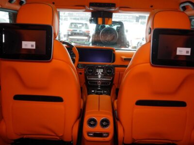 2023 Mercedes-Benz AMG G 63 Brabus 800 4.0-liter twin-turbo V8 Engine Blue Orange SUV