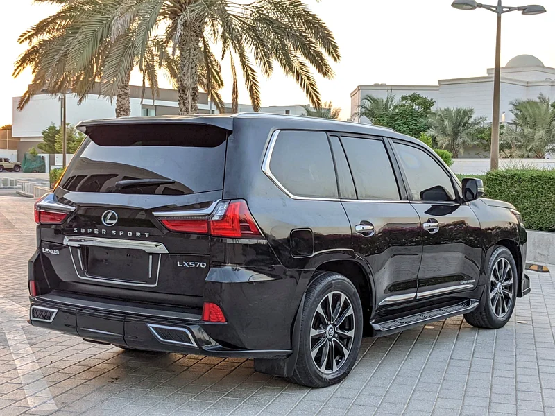 2009 Lexus LX-Series LX 570 Platinum FACELIFTED 2021 Black Brown SUV GCC