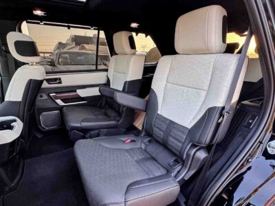 2025 Toyota Sequoia Capstone Hybrid 3.4L twin-turbo V6 i-FORCE MAX Black SUV