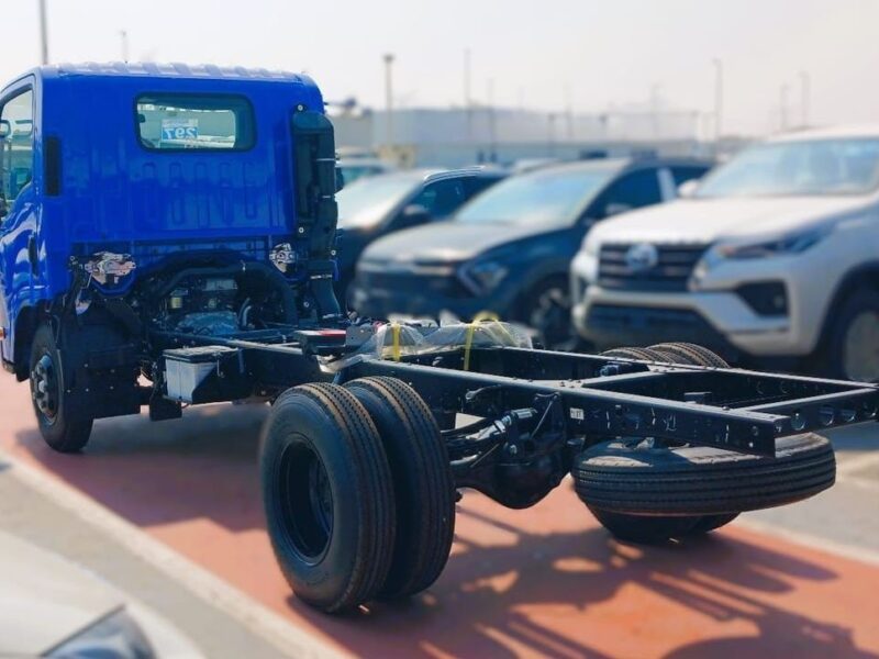 2025 Isuzu NMR 4x2 Chassis 3 TON 6 Cylinders Disel Engine Blue Grey Truck Manual GCC