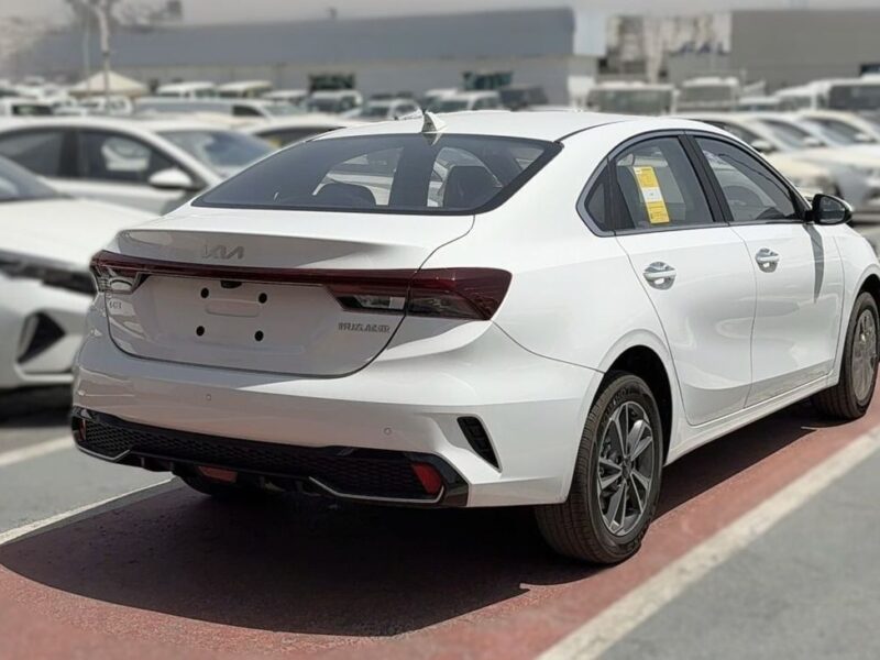 2024 Kia K3 Luxury 1.5 Litres 4 Cylinders Petrol Engine White Black Sedan Automatic