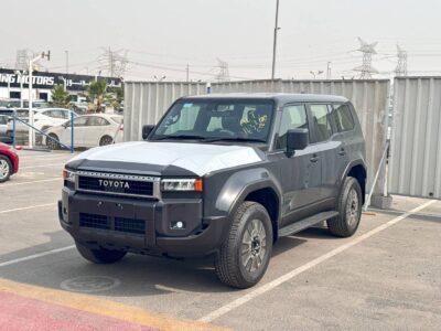 2025 Toyota Land Cruiser Prado RHD AR-TX 2.8L 4-cylinder Turbo Diesel Grey Black SUV