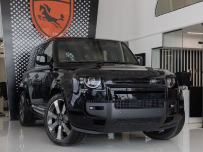 2026 LAND ROVER DEFENDER 110 X-DYNAMIC HSE P400 3.0L 6 Cylinders Petrol Engine Black Tan SUV