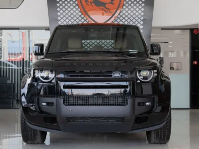 2026 LAND ROVER DEFENDER 110 X-DYNAMIC HSE P400 3.0L 6 Cylinders Petrol Engine Black Tan SUV