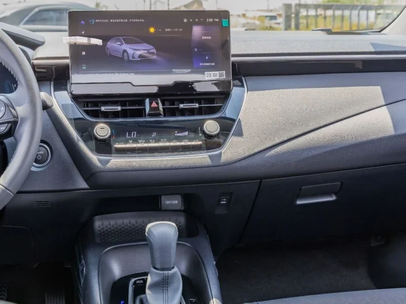 2025 Toyota Corolla 1.8L 4 Cylinder Intelligent Electric Hybrid Elite Edition White Black Sedan