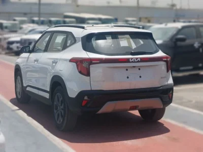 2025 KIA Seltos 1.5 Litres 4 Cylinders Petrol Engine White Black SUV Automatic FWD