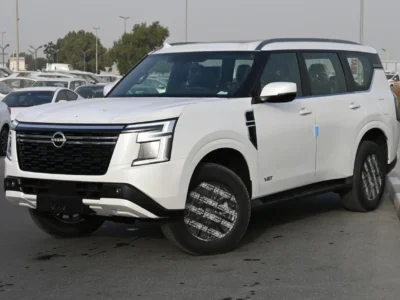 2026 Nissan Patrol 3.5-liter twin-turbo V6 Petrol Engine White Black SUV Automatic GCC