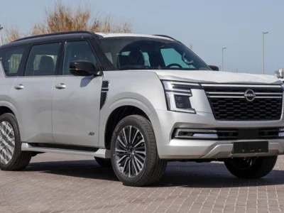 2025 Nissan Patrol Platinum 3.5 Litres Twin-Turbo V6 Petrol Engine Silver Red SUV