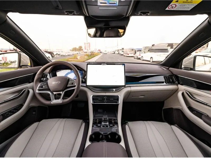 2025 BYD Song Plus Electric Vehicle Grey Beige SUV 520KM RANGE SMART DRIVING