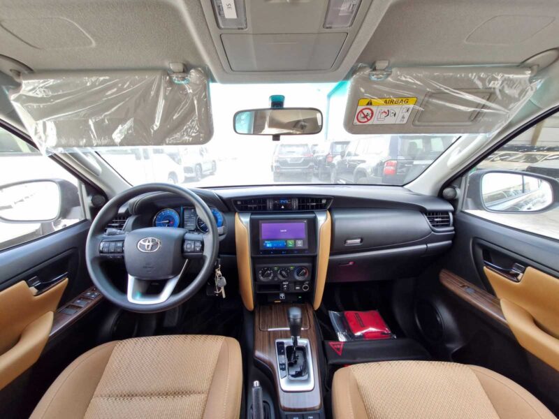 2025 Toyota Fortuner 2.4 Litres 4-Cylinder Petrol Engine Black Tan SUV Automatic