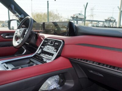 2025 Nissan Patrol Platinum 3.5 Litres Twin-Turbo V6 Petrol Engine Silver Red SUV