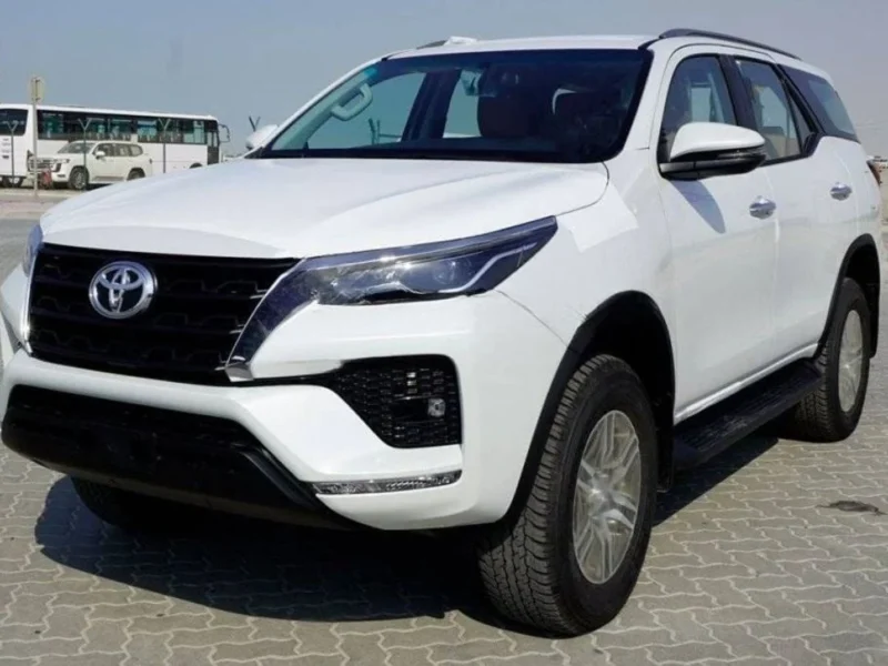 2024 Toyota Fortuner 4.0 Litres 6 Cylinders Petrol Engine White Beige SUV Automatic